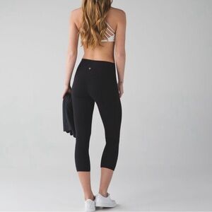 NEW Lululemon Align Black Crop Leggings High Rise 23” Size 2